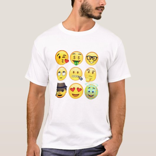 T-shirt Rétro émoji drôle chemise design Noël cadeau-idée (Devant)