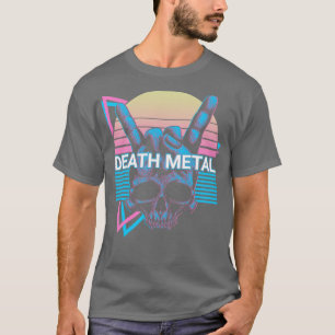T-shirt Rétro en métal mort
