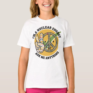 T-shirt Retro énergie nucléaire conception vectorielle art