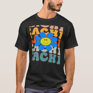 T-shirt Retro Enseignant Daisy Colorée Retour à l'école 3