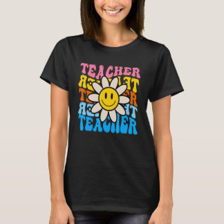 T-shirt Retro Enseignant Super Inspirationnel Coloré Retou