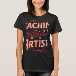 T-shirt Retro Enseignants Étudiantes Femmes Enseigner Arti