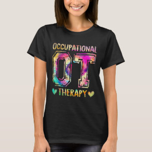 T-shirt Retro ergothérapie Vintage OT Cravate de vie Dy