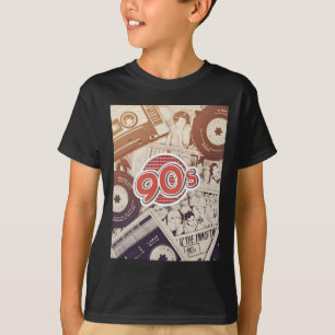 T-shirt Rétro Esthétique 90 – Cette Bandes Vibes Nostalgiq