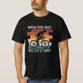 T-shirt Rétro Fahrradfahrer Rennrad (Devant)