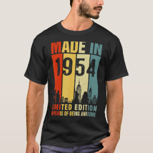 T-shirt Rétro Fait En 1954 69 Ans D'Être Étonnant