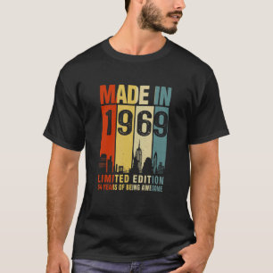 T-shirt Rétro Fait En 1969 54 Ans D'Être Étonnant