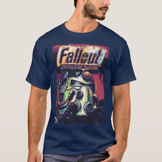 T-shirt Retro Fallout Piel Cover girl (Devant)