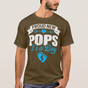 T-shirt Retro Famille Fière Nouveaux Pops C'est un garçon 