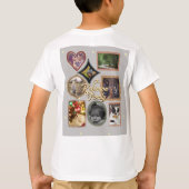 T-shirt Retro Family 8 Photo Collage CUSTOM (Dos)