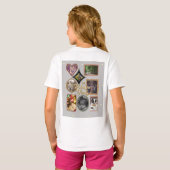 T-shirt Retro Family 8 Photo Collage CUSTOM (Dos entier)