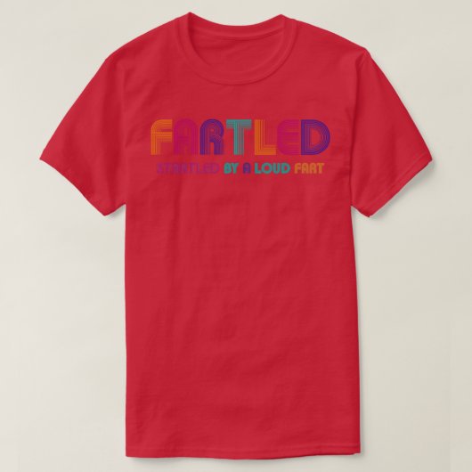 T-shirt Retro Fartled (Design devant)