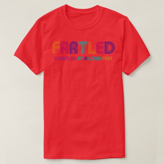 T-shirt Retro Fartled (Design devant)