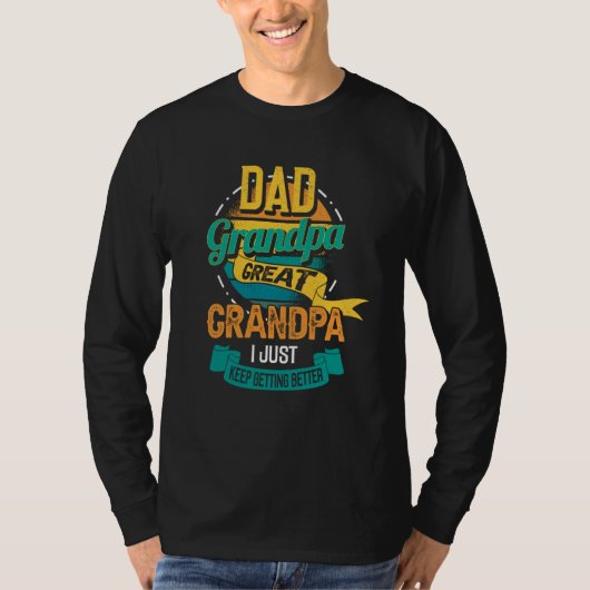 T-shirt Retro Father's day saying for your Daddy and grand (Devant)
