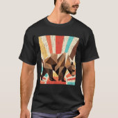 T-shirt Retro Faune Forêt Animale Nature Grizzly Ours (Devant)