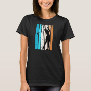 T-shirt Retro Femmes Golf Anniversaire Femme Filles Enfant