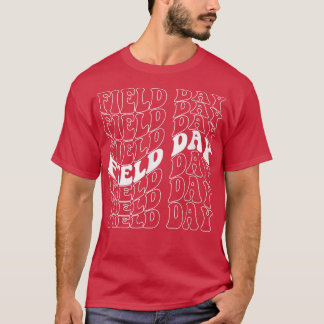 T-shirt Retro field day for teacher student school trips b