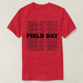 T-shirt Retro Field Day School Field Day Enseignant 2022 (Design devant)