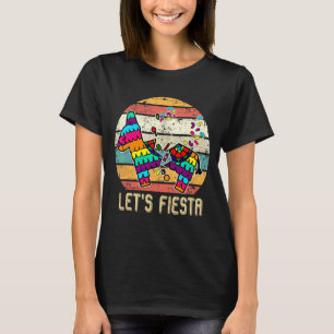 T-shirt Retro Fiesta Pinata Happy Cinco De Mayo Par