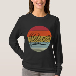 T-shirt Retro Fig Design Figues végétariennes Plante