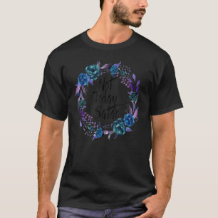T-shirt Retro Floral Pas aujourd'hui Satan Jésus Croix Chr