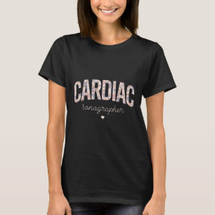 T-shirt Rétro Floral Sonographe Cardiovasculaire So