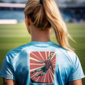 T-shirt Retro Football Soccer Header Glory