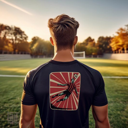 T-shirt Retro Football Soccer Header Glory
