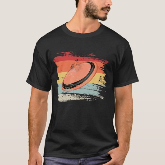 T-shirt Retro Frisbee Disk Golf 3 (Devant)