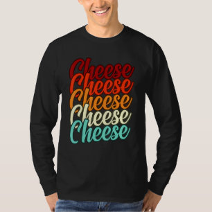 T-shirt Retro Fromage Alimentaire Graphique