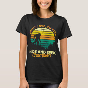 T-shirt Retro Fruit Cove, Floride Big foot Souvenir