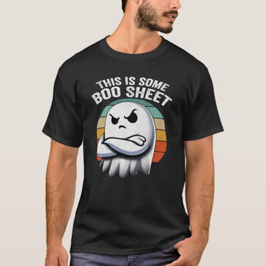T-shirt Retro Funny C'Est Une Feuille De Boite Halloween G (Devant)