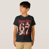T-shirt Retro Funny Cud Says 6 7 Six Seven Couples Valenti (Devant entier)