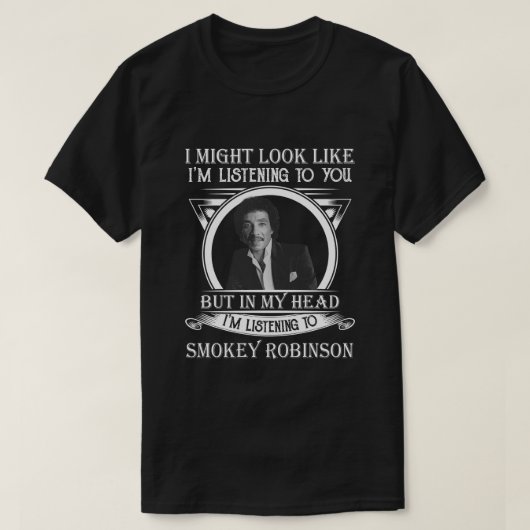 T-shirt Retro Funny Smokey Robinson's Gift Men Femmes (Design devant)