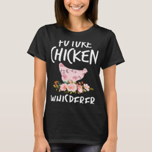 T-shirt Rétro Futur Chicken Farmer Whisperer Pour Enfants