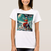 T-shirt Retro Futuristic Illustration (Devant)