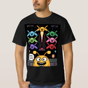 T-Shirt Rétro Galaga Galagans - Croyez en la Forma