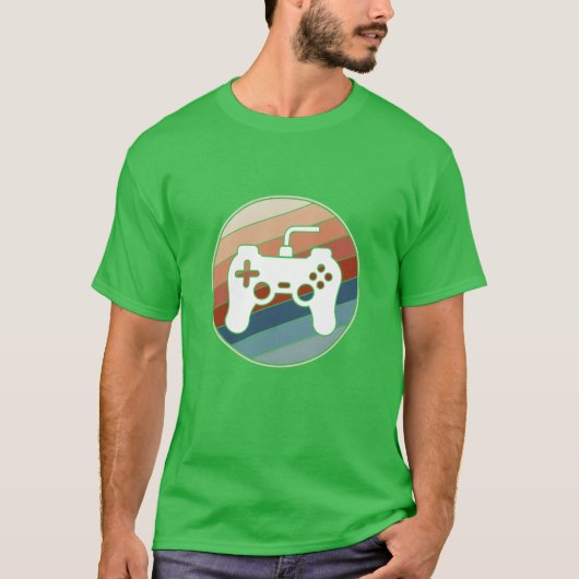 T-shirt Retro Game Controller friend retro (Devant)