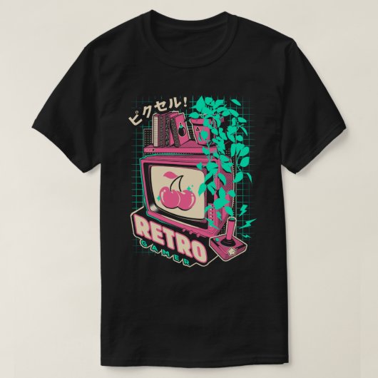 T-shirt Retro Gamer (Design devant)