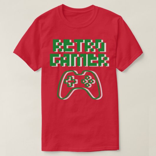 T-shirt Retro Gamer (Design devant)