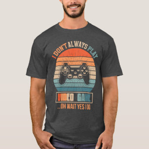 T-shirt Retro Gamer Art - Contrôleur de jeu Vintage