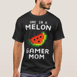 T-shirt Retro Gamer Maman Cadeau - Funny Watermelon One In