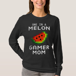 T-shirt Retro Gamer Maman Cadeau - Funny Watermelon One In