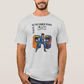T-shirt Retro Gamer Otaku : 90s Arcade Tee
