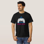 T-shirt Retro Gaming Controller Neon (Devant entier)