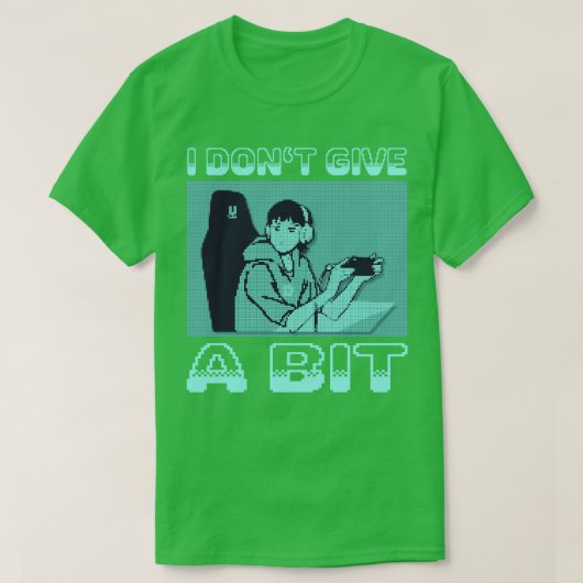 T-shirt Retro Gaming Pixel Look (Design devant)