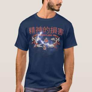 T-shirt Retro Gaming Vaporwave Japon Kanij Cupidon Grunge 