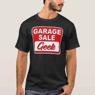 T-shirt Retro Garage Vente Geek Thrifting