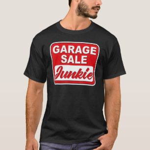T-shirt Retro Garage Vente Junkie Thrifting