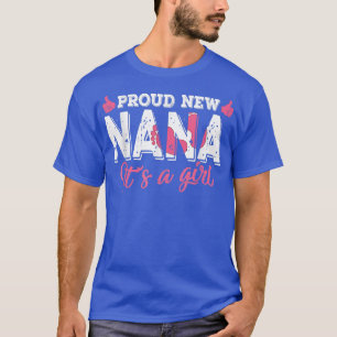 T-shirt Rétro Genre Révéler Fier Nouveau Nana C'est une fi